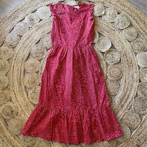 Mata Traders Cotton Ruffle Daisy Midi Dress